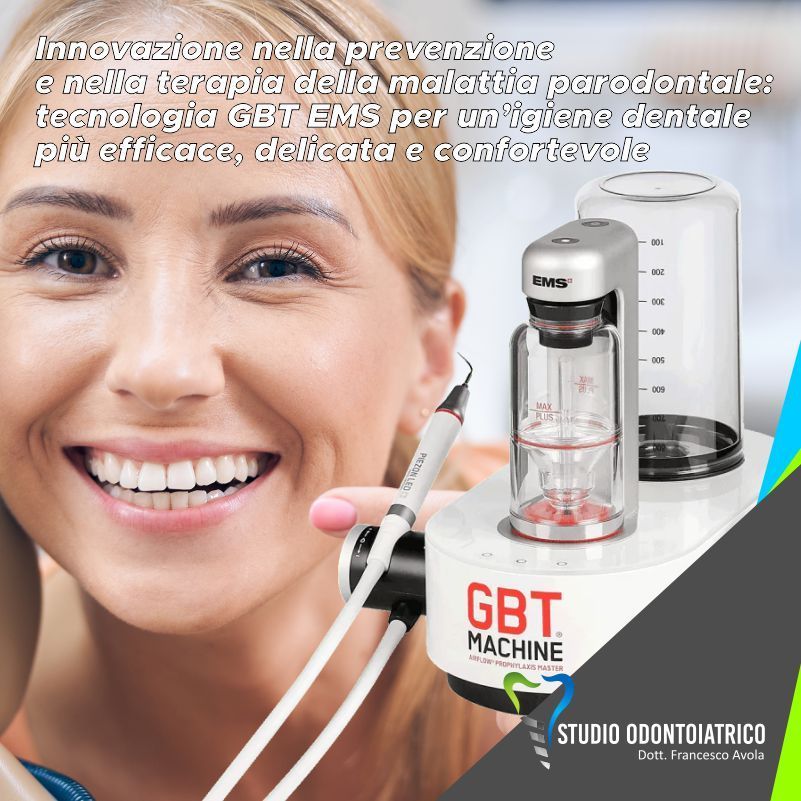 Innovazione nella prevenzione e nella terapia della malattia parodontale: tecnologia GBT EMS per un’igiene dentale più efficace, delicata e confortevole