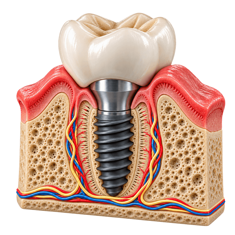 Implantologia su singolo dente - Studio odontoiatrico Dott.ri Avola