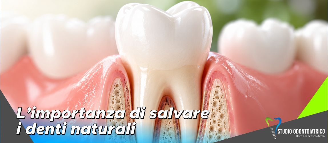 L'importanza di salvare i denti naturali